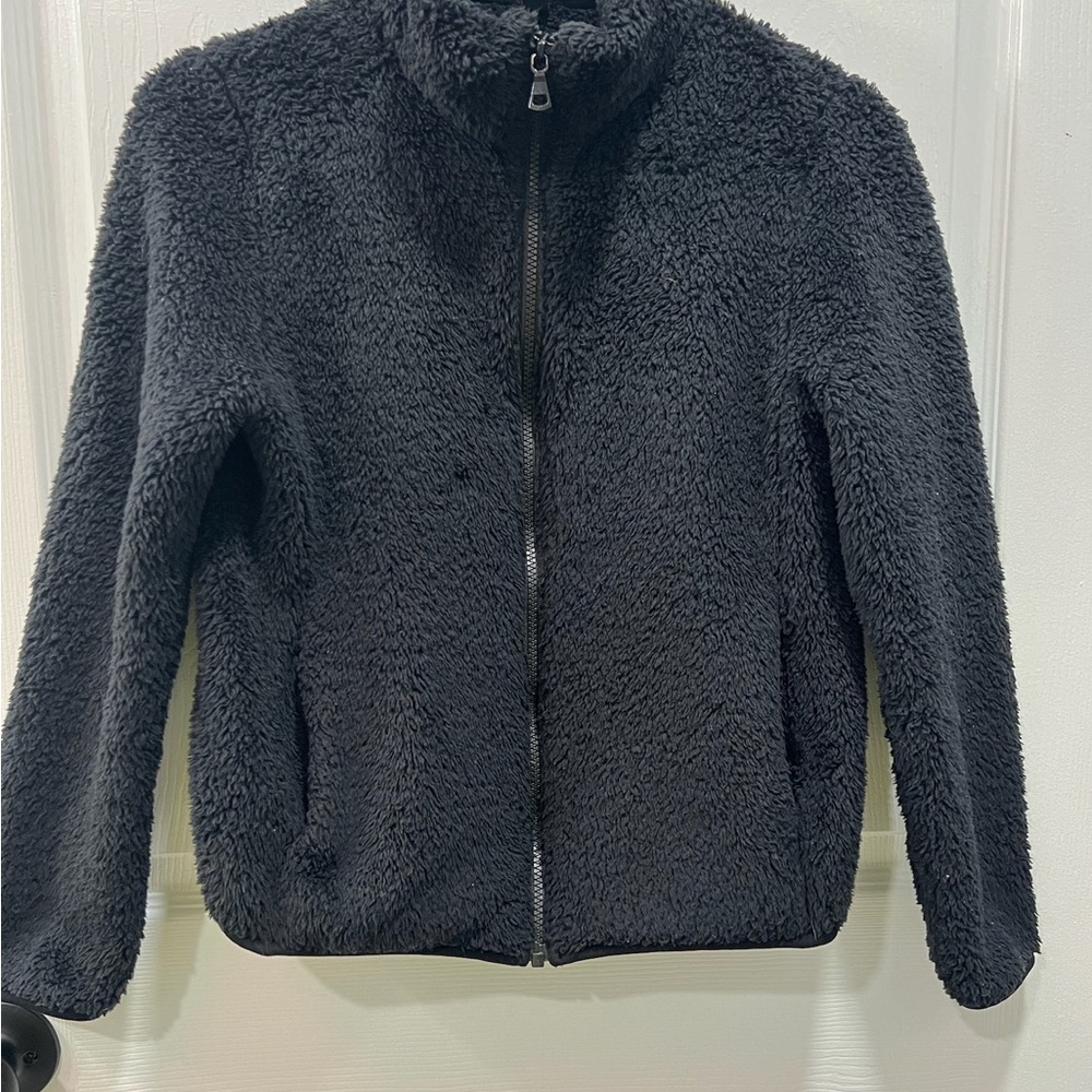 Cozy Black Kids Jacket